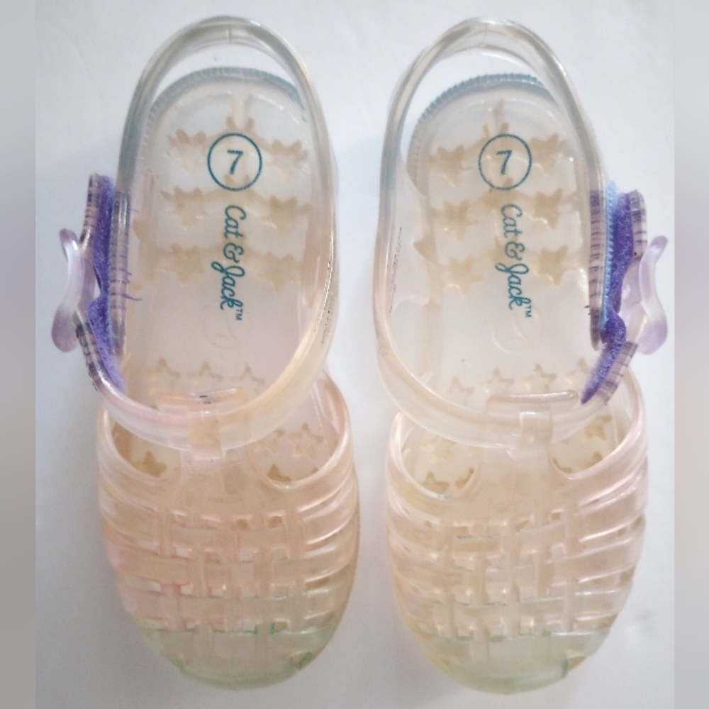 🍓🌸🛍️ Tinted Jelly Sandals
